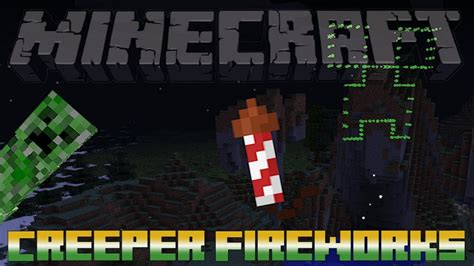 Minecraft How To Make A Firework Creeper Face