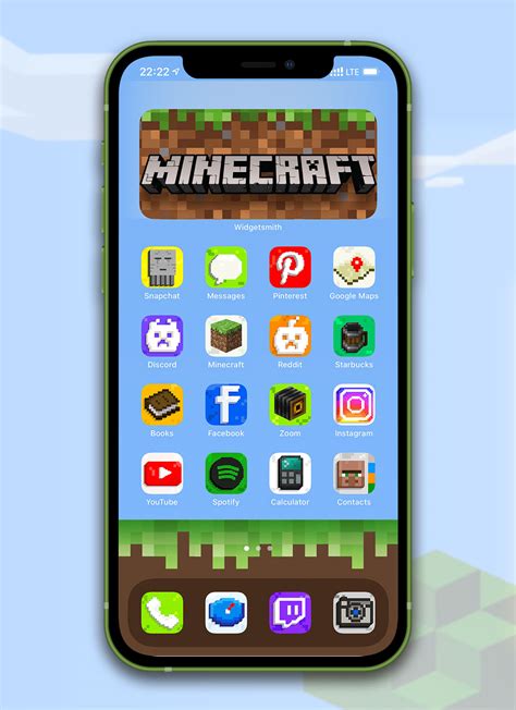 Minecraft App Icons - Free Aesthetic App Icons for iOS 14 & Android ⛏📲