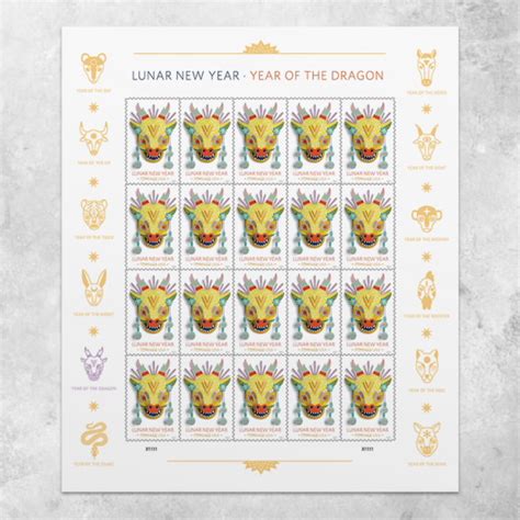 Lunar New Year: Year of the Dragon Stamps | USPS.com