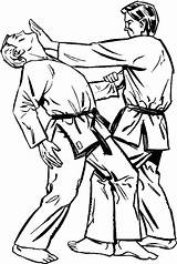 Karate Girl Coloring Pages Sketch Page sketch template
