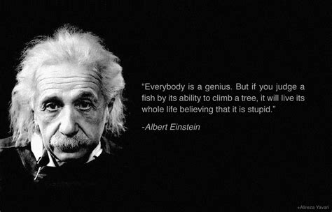 Einstein: Everybody is a genius… | Live by quotes