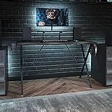 Amazon.com: Flash Furniture L-Shaped Desk 83.5" Computer Corner Desk, Gaming Corner Desk, Home ...