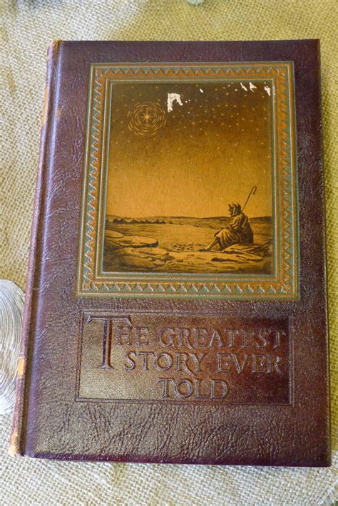 The Greatest Story Ever Told book by Fulton Oursler:leather | Etsy