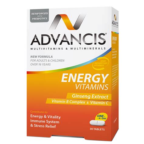 Energy Vitamins - Advancis Pharma - Multivitamins and Multimineral