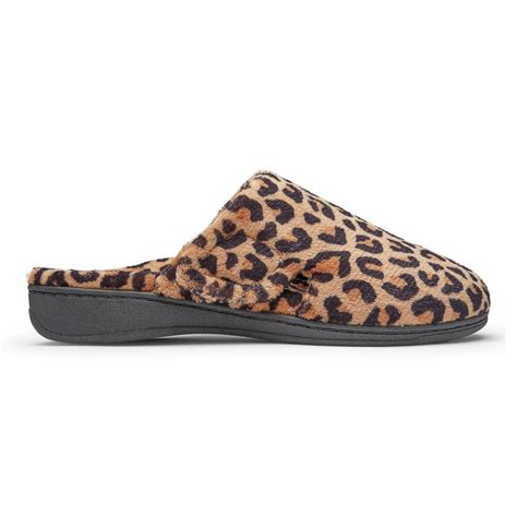 Vionic Gemma Slippers Natural Leopard – Comfort Shoe Shop