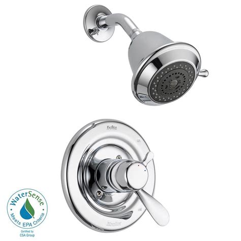 Delta Innovations 1-Handle Shower Faucet Trim Kit in Chrome (Valve Not Included)-T17230 - The ...