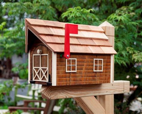 Cedar Wood Mailbox - Carriage House Furnishings