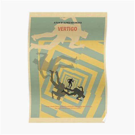 "Vertigo 1958 Minimalist Movie Poster" Poster for Sale by kajiprints ...