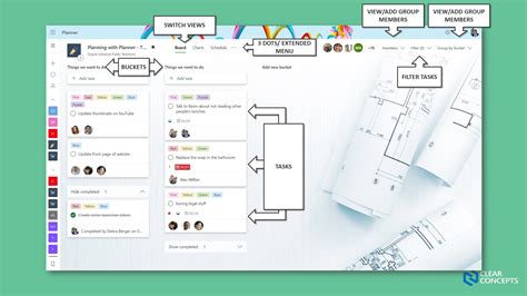 Navigating Microsoft Planner