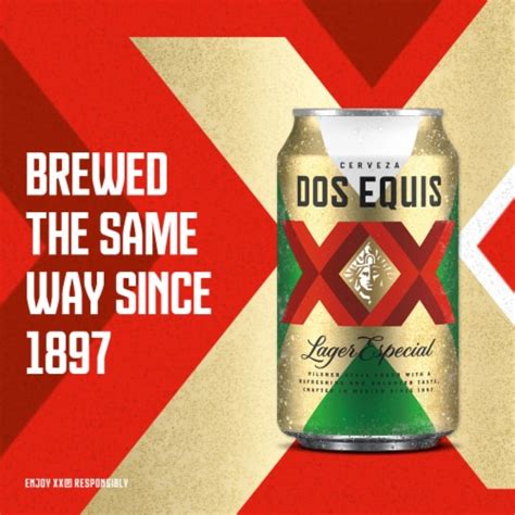 Dos Equis Mexican Lager Beer, 12 Pack, 12 fl oz Cans, 12 cans / 12 fl oz - Kroger