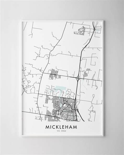 Melbourne – Mickleham Map Print - Chelsea Chelsea