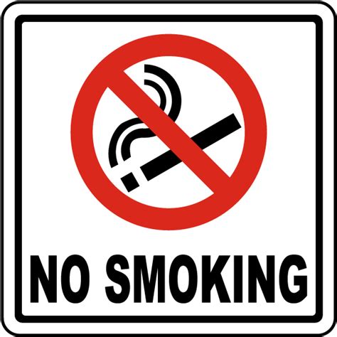 No Smoking Symbol Sign - Claim Your 10% Discount