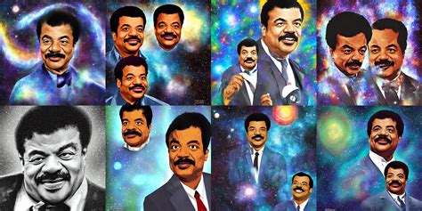 portrait of Neil Degrasse Tyson in Cosmos, digital art | Stable Diffusion | OpenArt