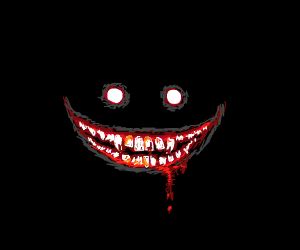 A cool scary smile - Drawception