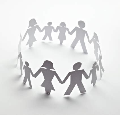 Cut Out Paper People Stock Photo - Download Image Now - iStock