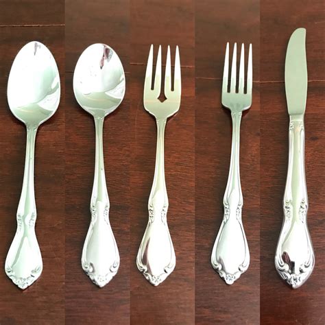 Oneida Chateau Flatware set, Oneida Community Replacement Flatware, 5 ...