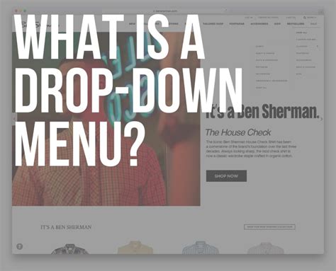 What Is A Drop-Down Menu? (+ Examples) - ULTIDA