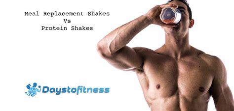 Meal Replacement shakes vs Protein shakes | Days To Fitness