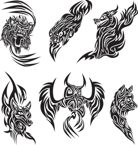 Tribal Animal Tattoos Photographlizard | japanese kanji tattoos