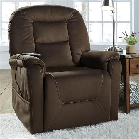 Signature Design by Ashley Samir Power Lift Recliner with Massage and ...