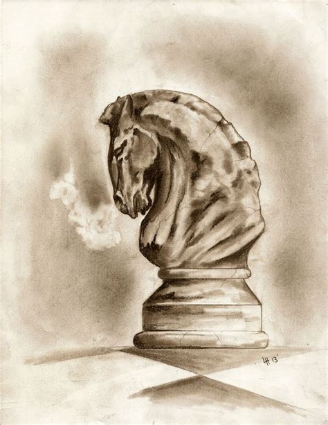 Knight Chess Piece Drawing at GetDrawings | Free download