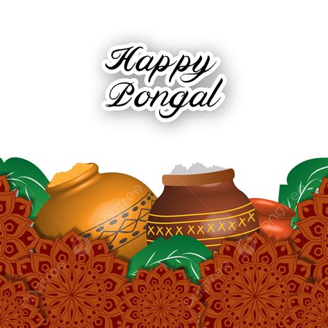 Pongal Festival Vector PNG Images, Pongal Festival On Transparent Background, Indian, Culture ...