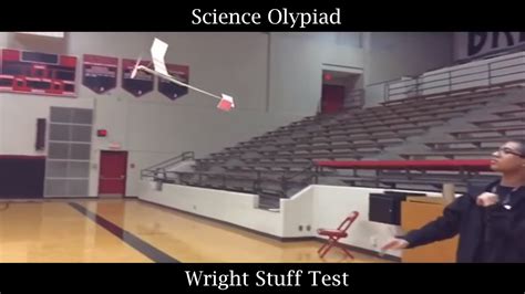 Science Olympiad Flight test - YouTube