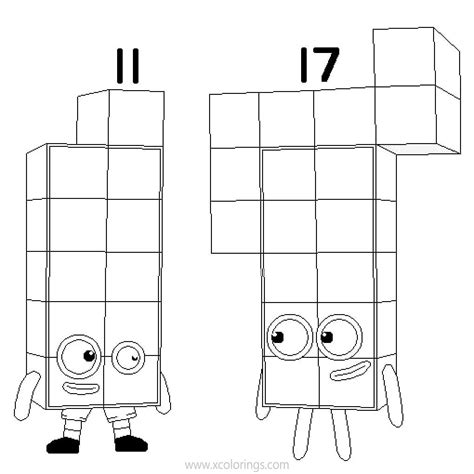 Printable Numberblocks Coloring Pages Gif | My XXX Hot Girl