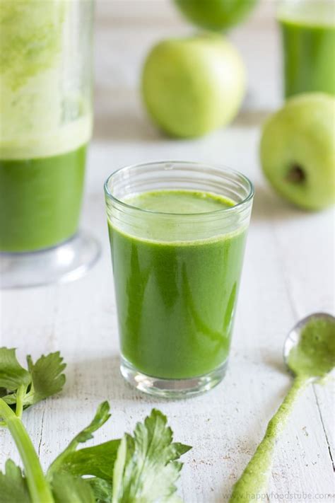 Glowing Skin Green Juice Recipe - Happy Foods Tube