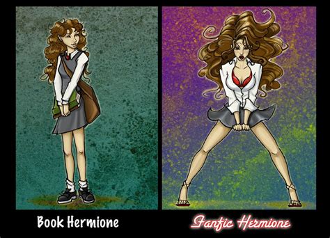 Hermione: Book vs. Fanfic by *The-Starhorse on deviantART | Harry ...