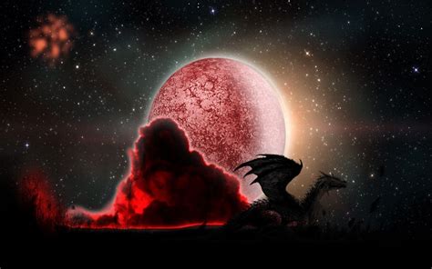 Download Red Moon 4k Wallpaper For iPhone 11 MackBook Laptops Wallpaper - GetWalls.io