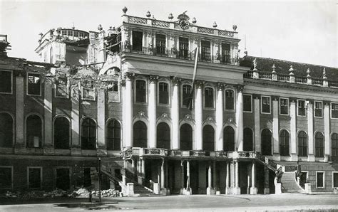 Schönbrunn Palace - War damage 1945 Towards the end of 1944 Schönbrunn became a target for ...