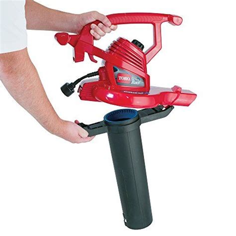 Toro 51621 UltraPlus 250 MPH 350 CFM 12 Amp Electric Leaf Blower/Vacuum ...