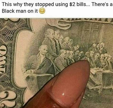 'Discontinued' US$2 note | Black history, History, American history