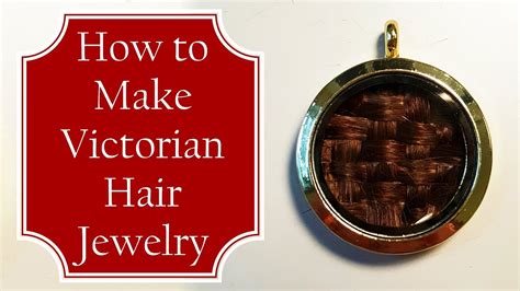 How to Make Victorian Hair Jewelry - YouTube