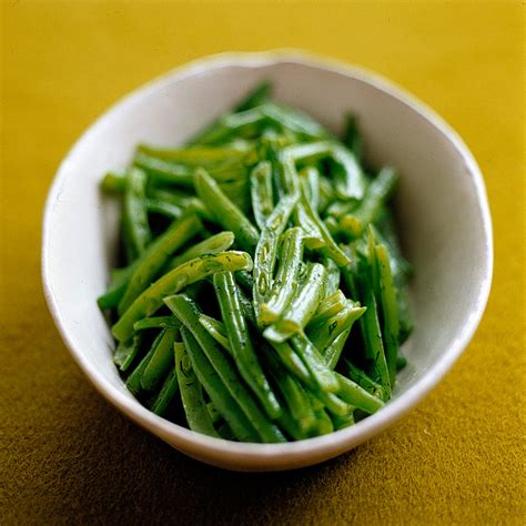 French-Cut Green Beans With Dill Butter