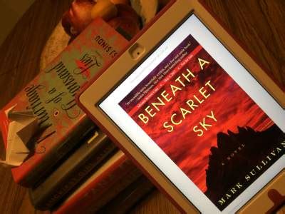 Book Review: Beneath a Scarlet Sky by Mark Sullivan – black CATastrophy