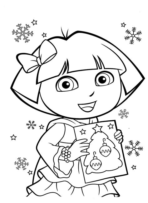 Dora exploradora para colorear e imprimir