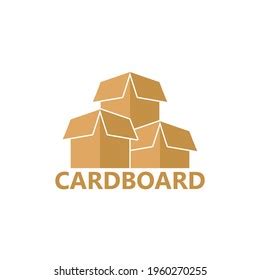 Box Cardboard Logo Template Design Stock Vector (Royalty Free ...