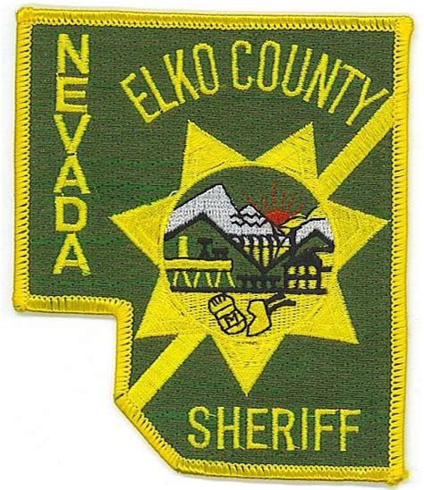 Elko county Sheriff NV | Police patches, Police badge, Patches display