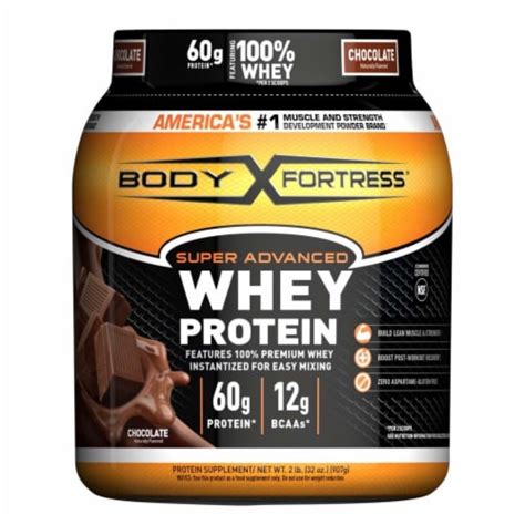 Body Fortress® Chocolate Whey Protein Powder, 32 oz - Smith’s Food and Drug