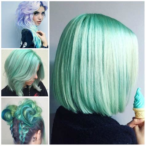 Mint Green Hairstyles for 2017 | 2019 Haircuts, Hairstyles and Hair Colors