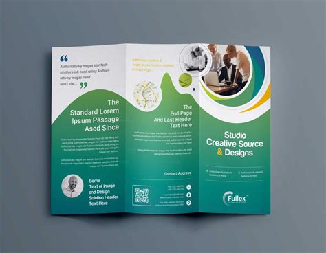 Hypnosis Professional Tri-Fold Brochure Template 001203 inside 3 Fold Brochure Template Psd ...