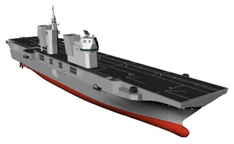 A graphic depicting the new LHD design. (Fincantieri) | Battleship ...