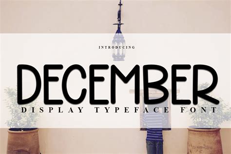 December Font by PAYJHOshop · Creative Fabrica