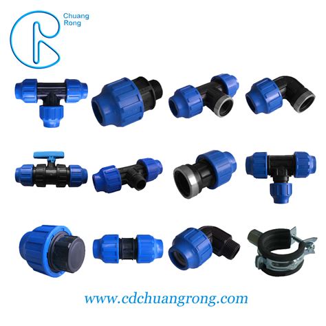 PP Plastic Irrigation Pipe Fittings - China PP Irrigation Fittings and ...