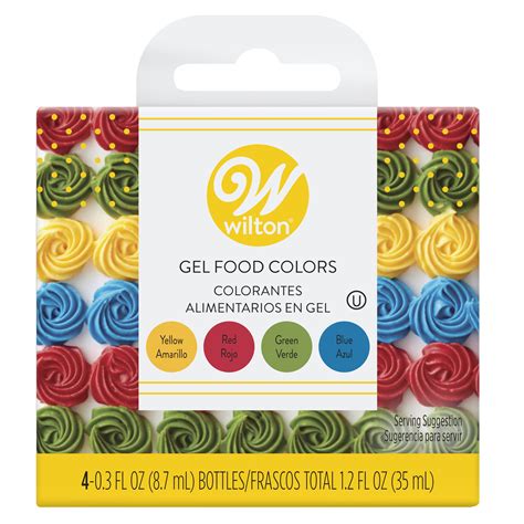 Wilton Primary Icing Colors, 4-Piece - Gel Icing Colors - Walmart.com - Walmart.com