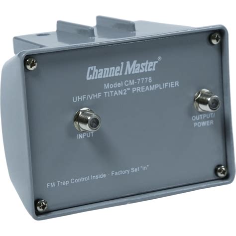 Channel Master Titan 2-Antenna Booster-CM-7778 - The Home Depot