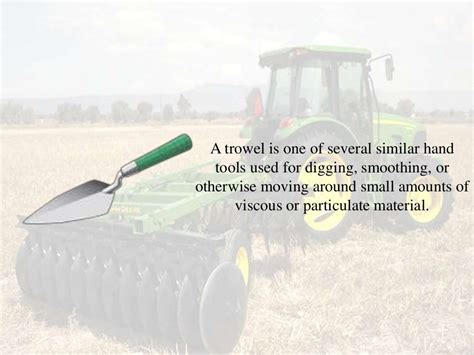 Soil Preparation: Tools and Implements