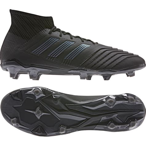 adidas Predator 19.2 FG Soccer Cleat- Core Black/Utility Black | Soccer Unlimited USA